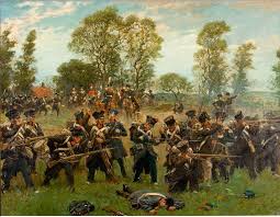 The Dutch Militia In Battle At Wood Haelen 1812 The 3rd Dutch Regiment Of Grenadiers Of The Garde Imperia Uniformi Militari Guerre Napoleoniche Militari