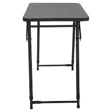 Rectangle Adjustable Height Folding Table 20x48 Black Cosco Target Counter Height Table Room Storage Diy Small Laundry Room Organization