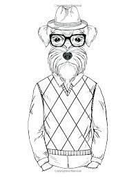 Hipster girl with beanie hat coloring pages. Top 10 Hipster Coloring Pages