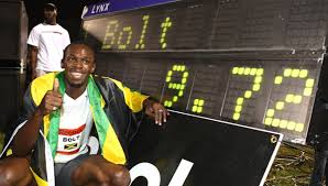 He is a world record holder in the 100 metres, 200 metres and 4 × 100 metres relay. On This Day May 31 2008 Usain Bolt Breaks The 100m World Record Sport360 News