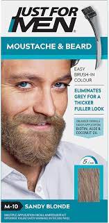 Just for men is one example. Just For Men Brush In Colour Gel Sandy Blonde M10 Facial Hair Colour 42g Amazon Ca Beauty Personal Care