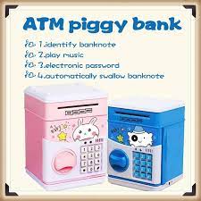 Cash truck money box fingerprint password electronic automatic coins savin. Automatic Electronic Piggy Bank Atm Password Money Box Cash Coin Saving Box Kjop Til Lave Priser I Nettbutikken Joom
