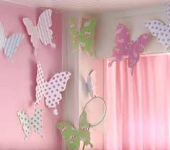 Toddler Room Decorating Ideas Paper Butterfly Diy Paper Butterfly Butterfly Wall Decor