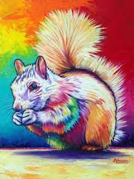 Animals Squirrel Art Animal Paintings Animal Drawings