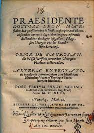 Check spelling or type a new query. Praesidente Doctore Leon Marstaller Duae Quaestiones Hoc In Libello Conscriptae Una Cu M Conclusionibus Annotatis Disputabuntur Pro Conferendis Doctoralibus Theologiae Insignibus Magistro Georgio Flachio Benedictino Lorchensi Europeana