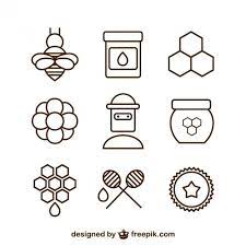 Download Honey Simple Icons Set For Free Simple Icon Bee Icon Bee Images