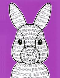 Ester holiday during corona virus concept. How To Draw A Bunny Face Art Projects For Kids