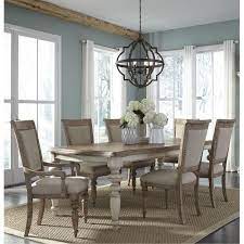 Using place living room, restaurant, dining room, garden, hotel and so on advantages 1. Pecan Two Tone 5 Piece Dining Set Town Country Collection Round Dining Table Sets Dining Room Spaces Dining Table
