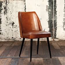 Oliver B Garbo Chair 349 00 Achica 719 00 Rrp Full Of Charm The Garbo Armchair Would Look S Leather Dining Chairs Vintage Leather Chairs Dining Chairs
