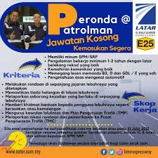 In jawatan swasta, kuala lumpur, sarawak, selangor. Careers Latar Expressway
