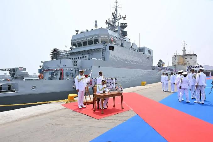 INS Agray INS Dunagiri INS Sanshodhak Commissioning
