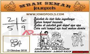 Berikut tabel angka keluar jowo pools terbaru. Syair Sgp Mbah Semar Jowo Pools