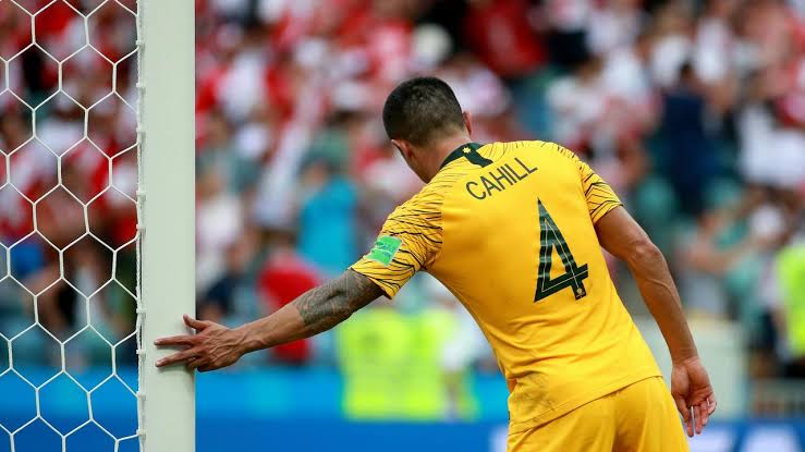 Tim Cahill, touches goal, Socceroos, World Cup 2018