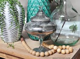 Our apothecary jars are both ornamental and completely functional and durable. Mercury Glass Made Simple