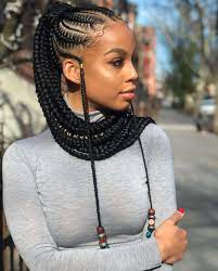 They are styles that can be accomplished with braiding and can be as unique and creative as the hairstylists is capable of. Pin By Chef J Gibson On Braids Are Everything Cornrow Hairstyles African Braids Hairstyles Braided Ponytail Hairstyles