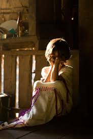 A Karen Girl Sitting In Her House This Photo Had Been Taken At Her Small Village Near Mae La Refugee Camp Border Of Karen People Kids Portraits Village Girl