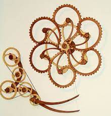Variation Fractal David C Roy Kinetic Art Kinetic Sculpture Wood Sculpture