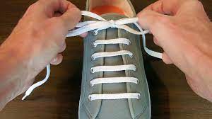 Tighten the bars by pulling the ends of the laces. How To Straight Bar Lace Your Shoes Professor Shoelace Shoe Laces Tie Shoes How To Tie Shoes