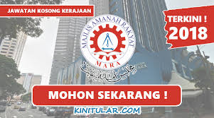 Portal kerjaya kerja kosong terkini hanya menyiarkan untuk memudahkan permohonan anda. Permohonan Jawatan Kosong Majlis Amanah Rakyat Mara Oktober 2018 Terkini Iklan Jawatan Kosong Majlis Amanah Rakyat
