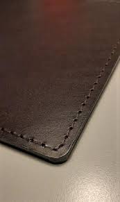 bol com leren bureaulegger 65 x 45 cm donkerbruin