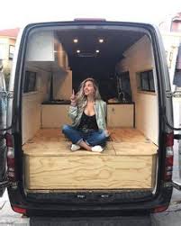 Ausziehbett in weiß kernbuche massivholz. Ausziehbett Kastenwagen Camper Bett Klappbar Nerdbronhudo