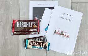 In addition to these two templates, there are other sources on the web to find other hershey's: Free Printable Candy Bar Wrappers Simple Christmas Gift