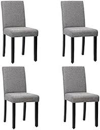 Amazon Com Dining Chairs Kitchen Livng Room Side Armless Solid Wood Accent Chair Seat W Upholstered Dining Chairs Dining Chairs Modern Style Bedroom Furniture
