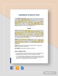 Check spelling or type a new query. Free 16 Deed Of Assignment Samples In Pdf Ms Word