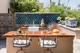 One of the most popular projects we see from our customers is an outdoor bbq and bar island. 8 Stylish Outdoor Kitchens With Bar Style Seating