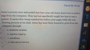 Here's to the future of stronger and more empowered women. Solved Check My Work Jenny S Parents Were Astounded That Chegg Com