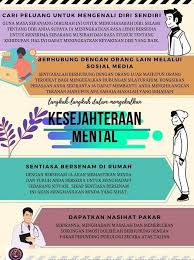 Melahirkan murid yang mempunyai kepintaran emosi (eq) yang tinggi dan berakhlak mulia.membimbing murid ke arah mencapai prestasi yang tinggi dalam akademik. Perkongsian 1 Hari 1 Info Apa Itu Kesejahteraan Mental Mari Kita Fahami Satu Persatu Dan Ambil Tahu Kepentingannya Untuk Dipelajari Kesejahteraan Mental Akan Mendorong Kepada Pembentukan Hidup Yang Tenang Dan