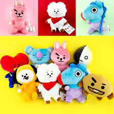 Kpop Bts Bt21 Tata Shooky Rj Plush Toy Cooky Pillow Doll Chimmy Van Mang Koya 14th Birthday Party Ideas 14th Birthday Cute Plush
