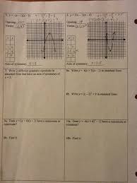 Algebra is a language of its own. Graphing Quadratic Equations Worksheet Gina Wilson Tessshebaylo