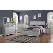 Willa Arlo Interiors Rohan Queen Panel 4 Piece Bedroom Set Bedroom Furniture Sets Silver Bedroom Furniture Bedroom Sets Queen