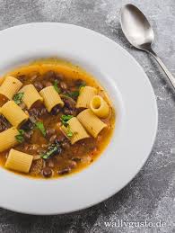 Pasta E Fagioli Pasta Mit Bohnen Wallygusto Rezept Pasta E Fagioli Bohnen Lebensmittel Essen