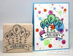 3 manage overlays, backgrounds, and text to maximize your design. How To Make A Happy Birthday Card By Jeanne Simply Stamps How To