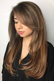 For formal occasions such as wedding we can manage our hairstyles with each of people's face shape has its own characteristics, advantages and disadvantages. 33 Ideas Haircut Styles For Long Hair Layers Bangs Face Framing For 2019 Medium Hair Styles Layered Hair With Bangs Long Hair With Bangs