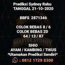 Prediksi Sydney Rabu 21 Oktober 2020 In 2020 Oktober Sydney 21st