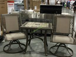 Product details kick back and relax with the layton 3 piece recliner set from pacific casual. Agio International 3 Pc Bistro Set Costcochaser
