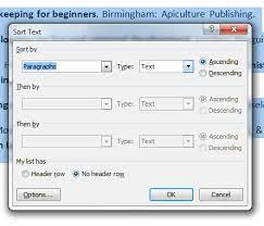 If you have word, select open in word. How To Put Text In Alphabetical Order In Word Libroediting Proofreading Editing Transcription Localisation