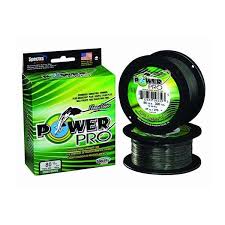 powerpro braided spectra fiber fishing line moss green 50lb 500 yds