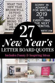 Back before the internet became the currency of our lives, messages traveled in a far slower form. New Year S Letter Board Quotes Polished Habitat