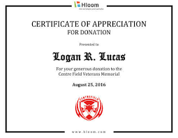 Make sure you know the names of their kids. 7 Printable Donation Certificates Templates Hloom