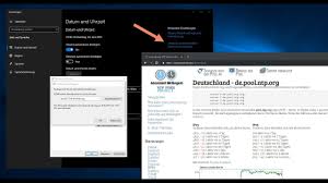 Windows 10 Zeiteinstellungen Ntp Zeit Server Andern Youtube
