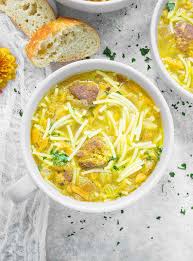 Ground chicken meatballs combine with a lightly creamy, thai curry broth. Chicken Meatball Noodle Soup Soupaddict