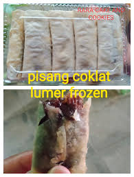 Piscok lumer coklatnya bikin ngiler piscok lumer original =6000/kotak isi 4 tanpa topping. Pisang Coklat Lumer Frozen Pasar Rabu Tani