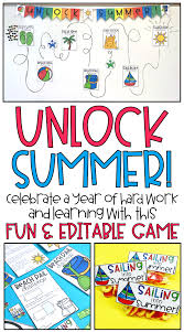 You and your teammates will have 60 minutes in a completely themed room. Celebrate The End Of A Great School Year With The Most Fun And Engaging Game Of The Year Unlock Summer End Of Year Activities Classroom Banner Math Challenge