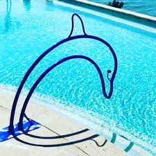 Dolphin Pool Rail Pool Rails Dolphin Pools Pool Houses