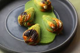 You can make zucchini chips by slicing the zucchini very thinly, placing on a parchment sheet , sprinkling lightly with sea or kosher salt and a little paprika, bake in a hot oven until crisp. Six Zucchini Flower Dishes That Won T Be Around For Long
