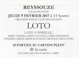 Loto Du Club Des Anciens A Reyssouze Ljpdv Le Loto Loto Club